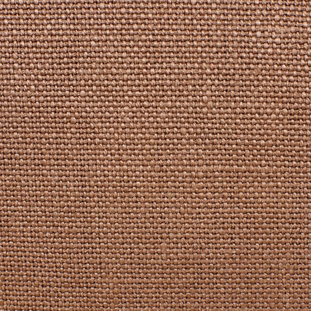 20" Brown Linen Throw Pillow-8