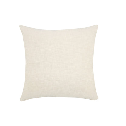 26" X 26" Ivory 100% Cotton Zippered Pillow-4