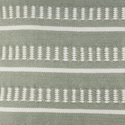 24" X 24" Green Zippered Coastal Indoor Outdoor Throw Pillow-6