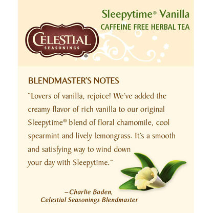 Celestial Seasonings Sleepytime Vanilla Herb Tea (6x20 Bag)-7
