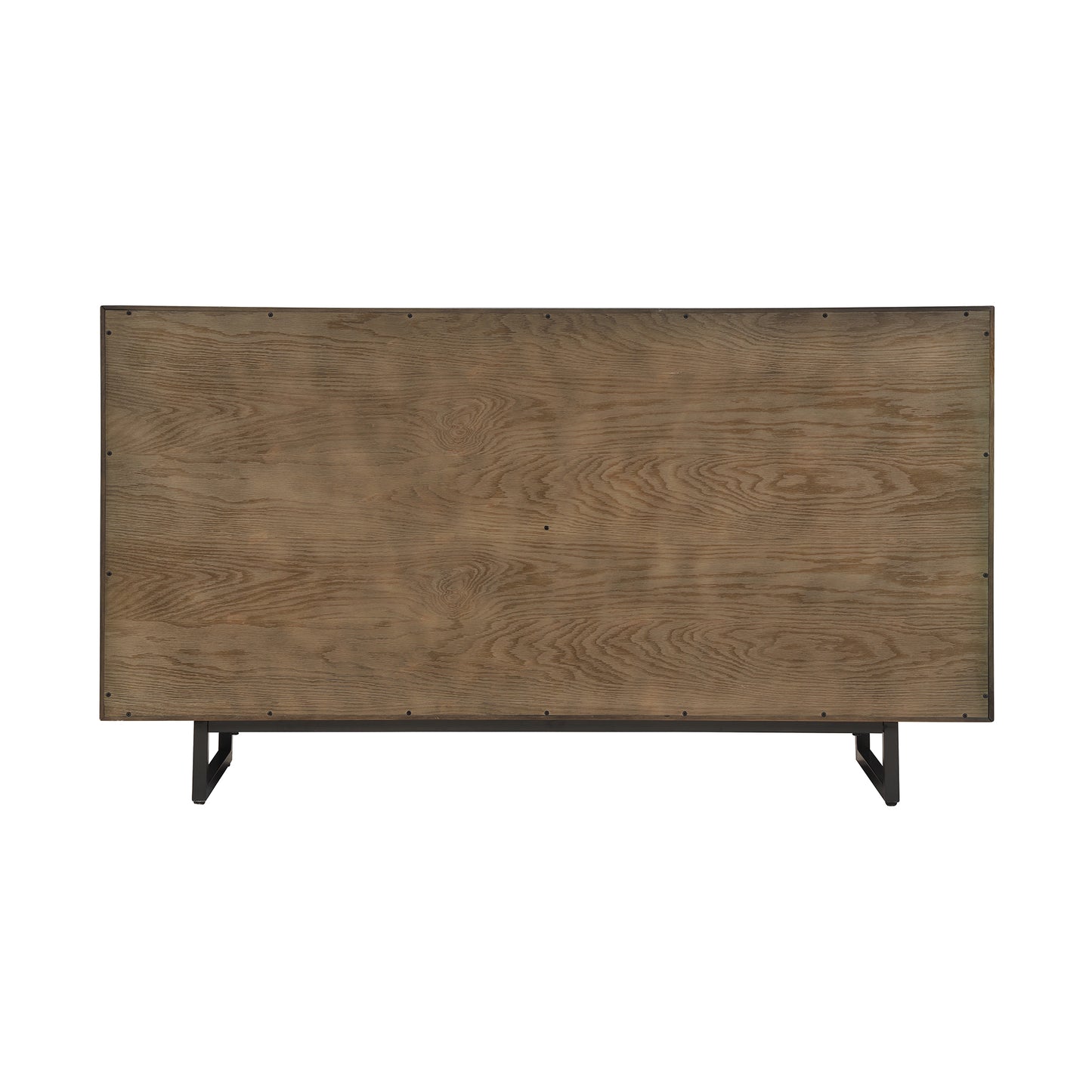 60" Dark Brown Solid Wood Six Drawer Double Dresser-3