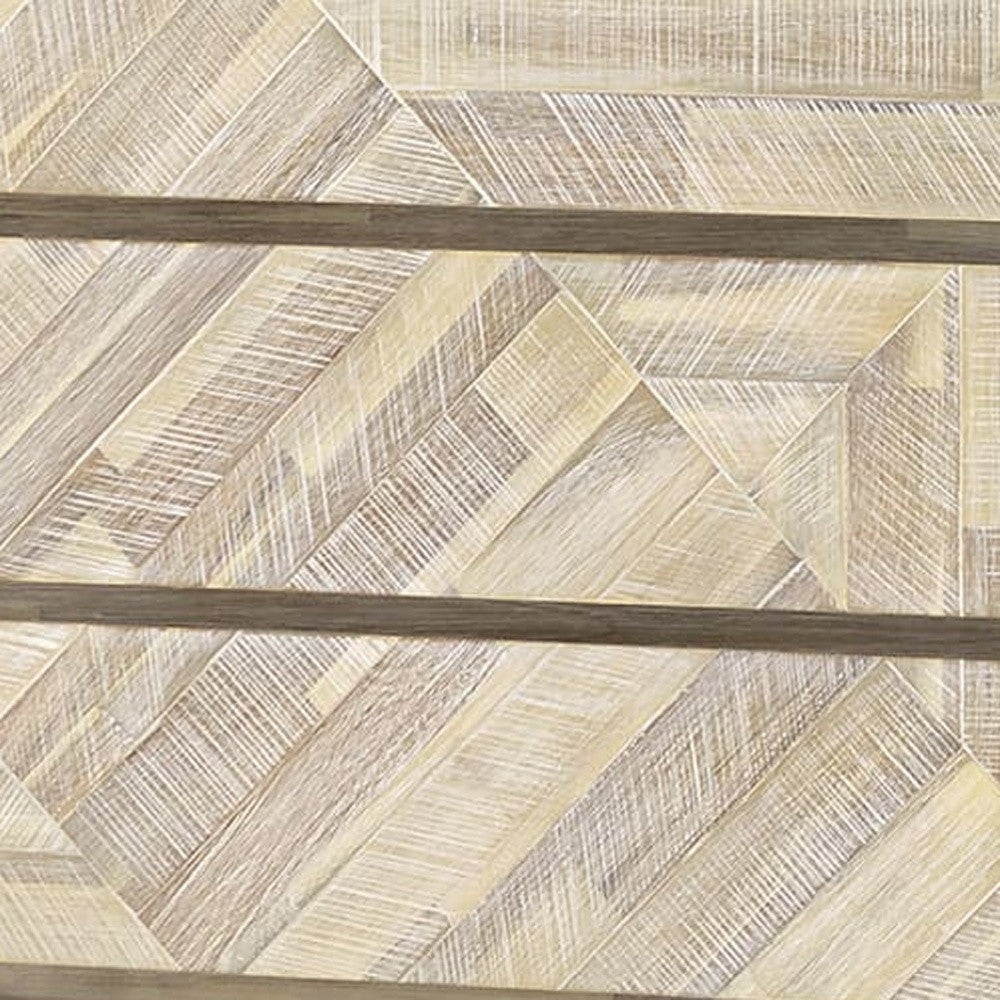 61" Natural Solid Wood Six Drawer Double Dresser-5