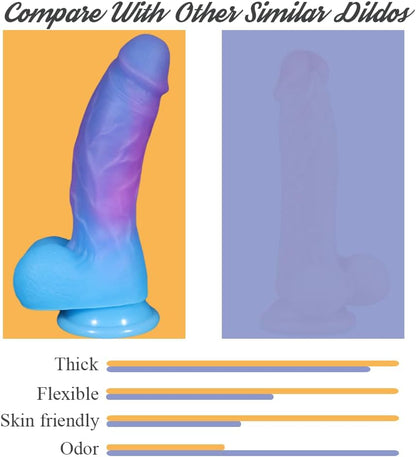 EuphoriaFlare 8" Flexible G-Spot Dildo-2