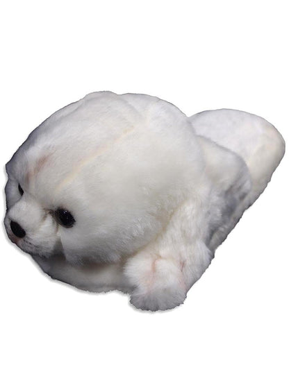 Dambino - Girls Fun Animal Head Slippers-3