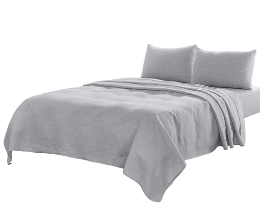 Four Piece Cloud Linen Sheet Set-0