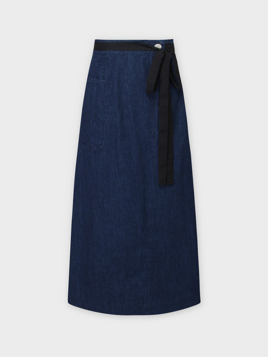 BIG POCKET SKIRT-DENIM-0