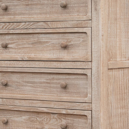 40" Natural Solid Wood Four Drawer Chest-2