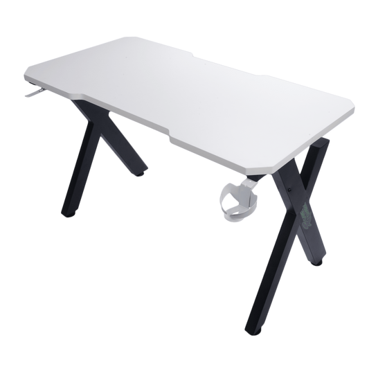 Biurko GameShark Xeno Czarno-Białe 120 cmx60 cm (XENO)-0