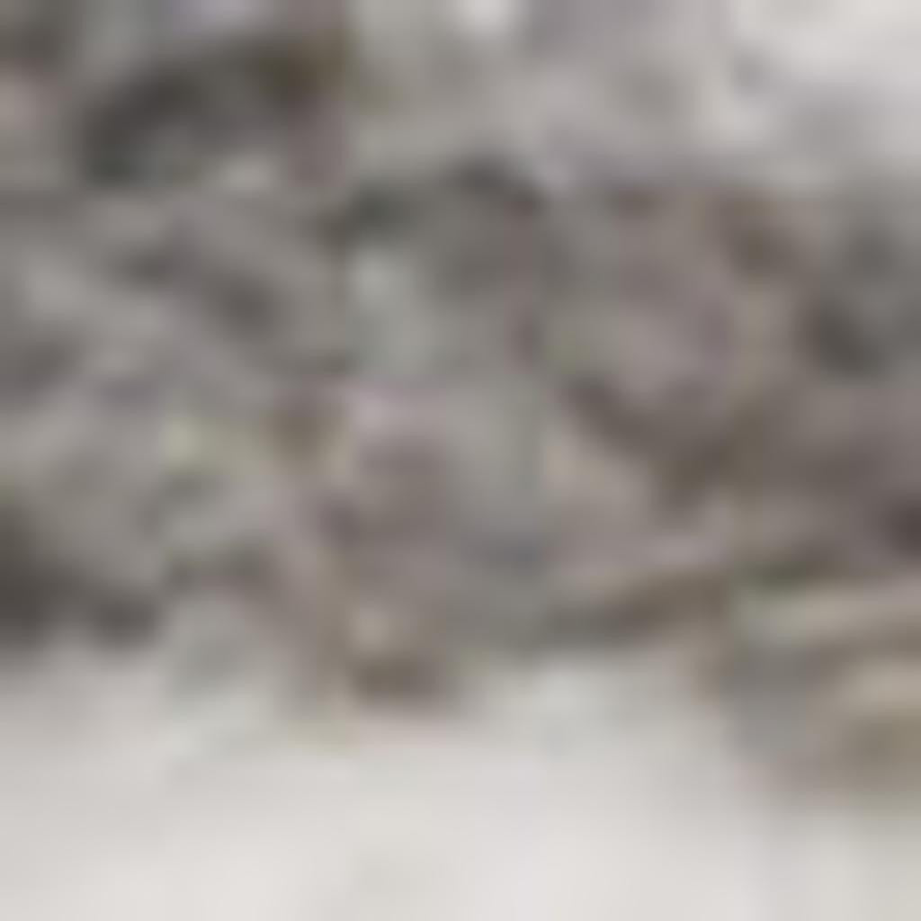 7' X 9' Blue and Gray Medallion Power Loom Area Rug-2