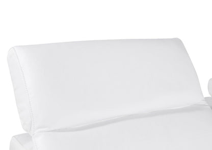 White Italian Leather Modular L Shaped Five Piece Corner Sectional-6