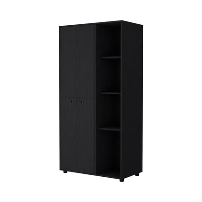 35" Black Drawer Dresser-0