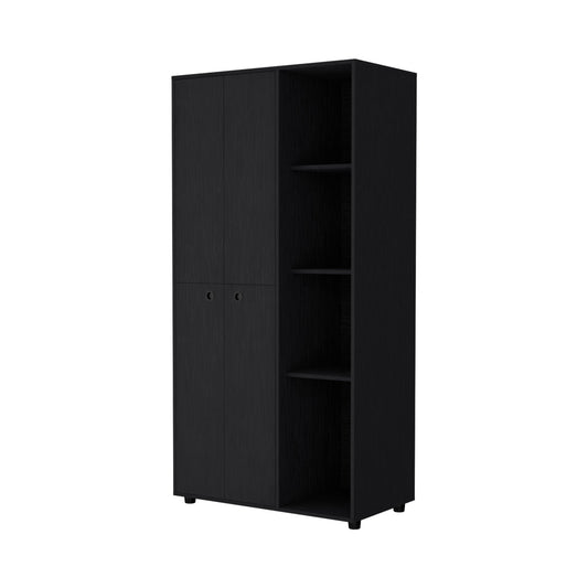 35" Black Drawer Dresser-0