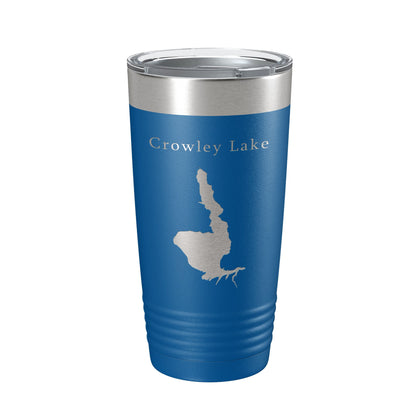 Crowley Lake Map Tumbler Travel Mug Insulated Laser Engraved Coffee Cup California 20 oz-6