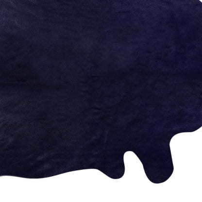 5' X 7' Midnight Cowhide Hand Knotted Area Rug-4