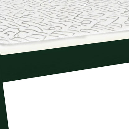 Dark Green Solid Wood Twin Bed Frame-3
