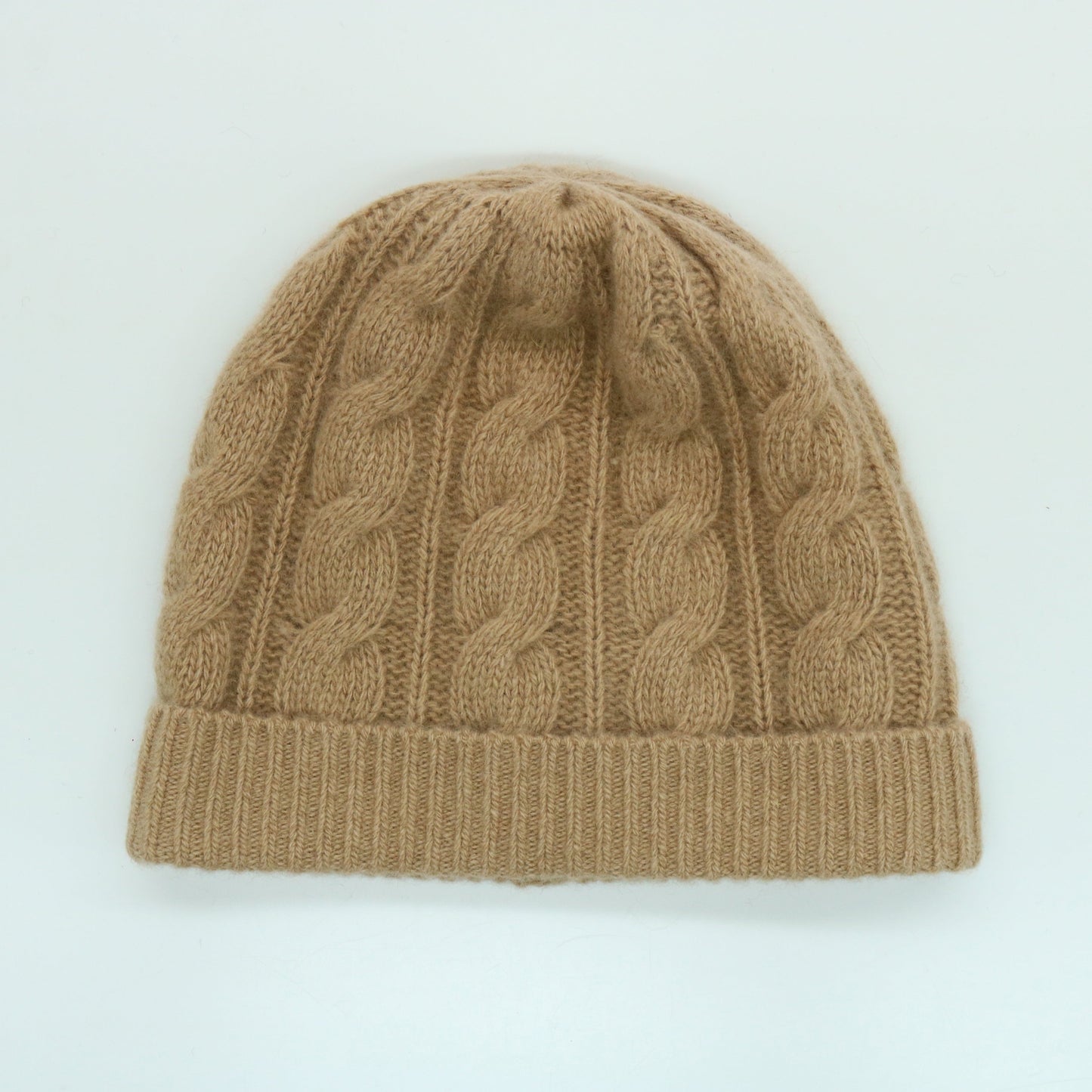 CASHMERE BEANIE WITH CABLES-0