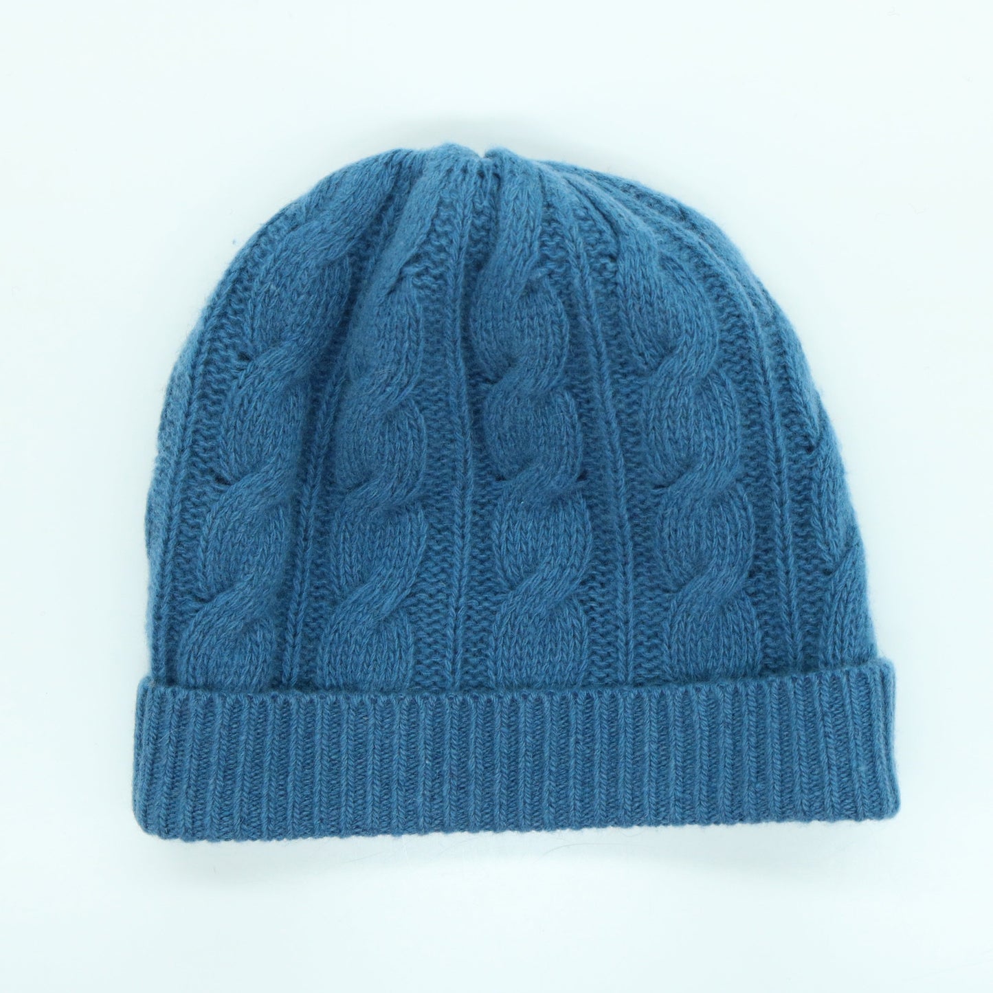 CASHMERE BEANIE WITH CABLES-3