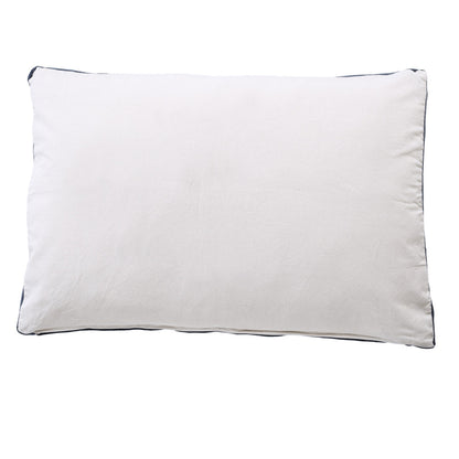 24" X 36" Stonewashed Blue Pillow Style Pet Bed With Removable Cover-4