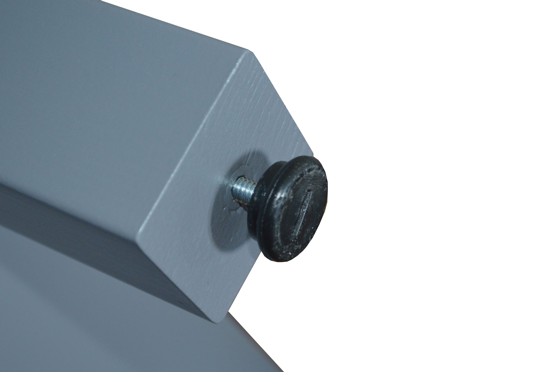 60" Gray Solid Wood Dining Table-5