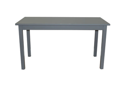 60" Gray Solid Wood Dining Table-6