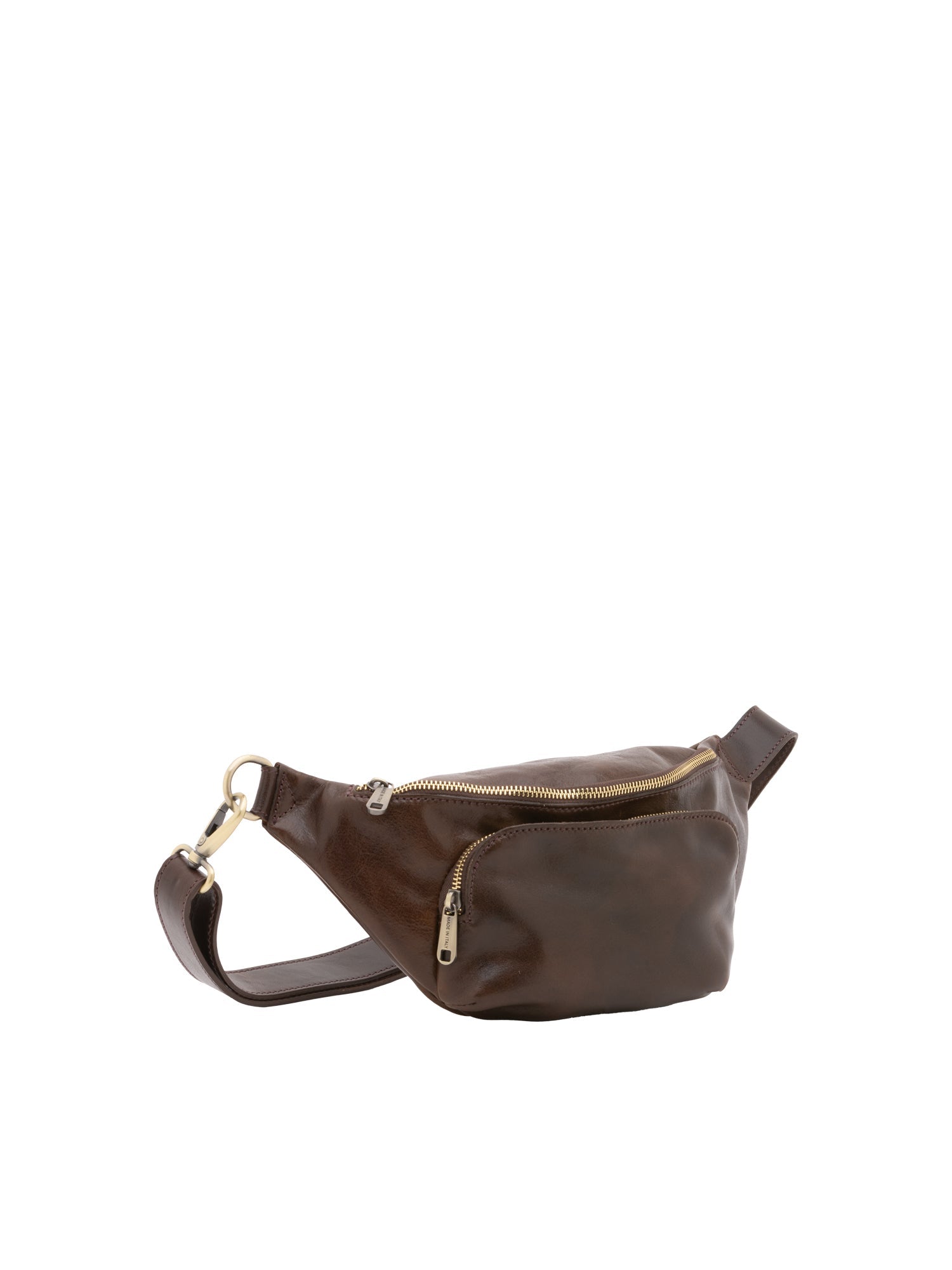 Marsupio da uomo In Vera pelle Made in Italy 37x16,5x10 cm-1