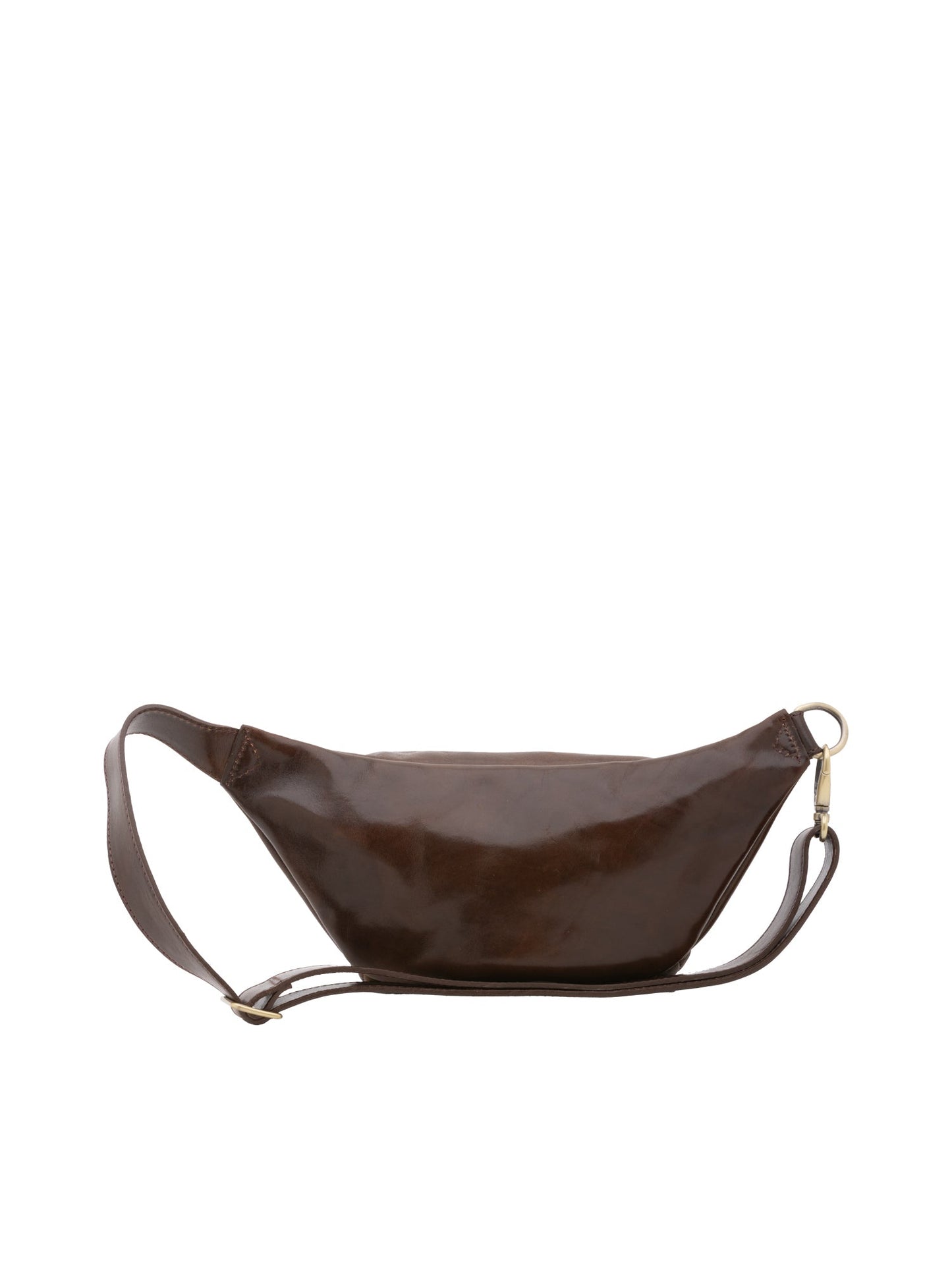 Marsupio da uomo In Vera pelle Made in Italy 37x16,5x10 cm-3