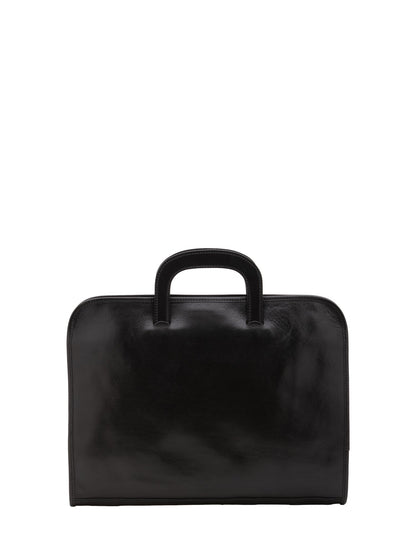 Borsa da lavoro da uomo In Vera pelle Made in Italy 40x30x6 cm-3