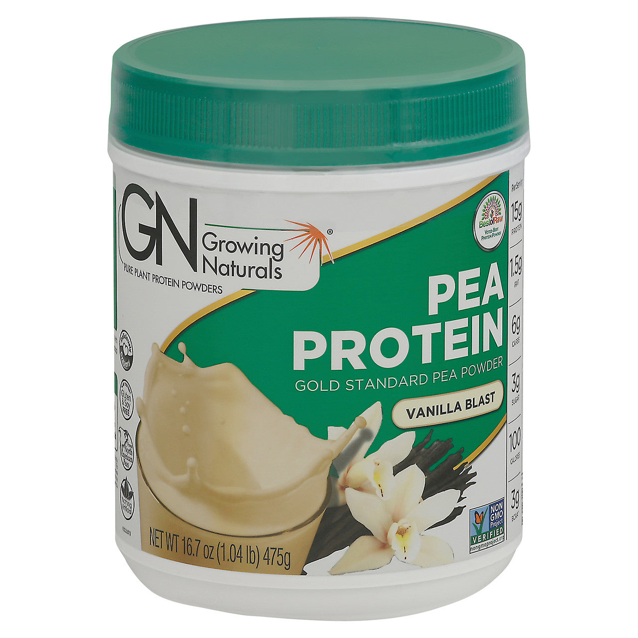 GROW PEA PROTEIN VAN RAW ( 1 X 16.7 OZ   )-3