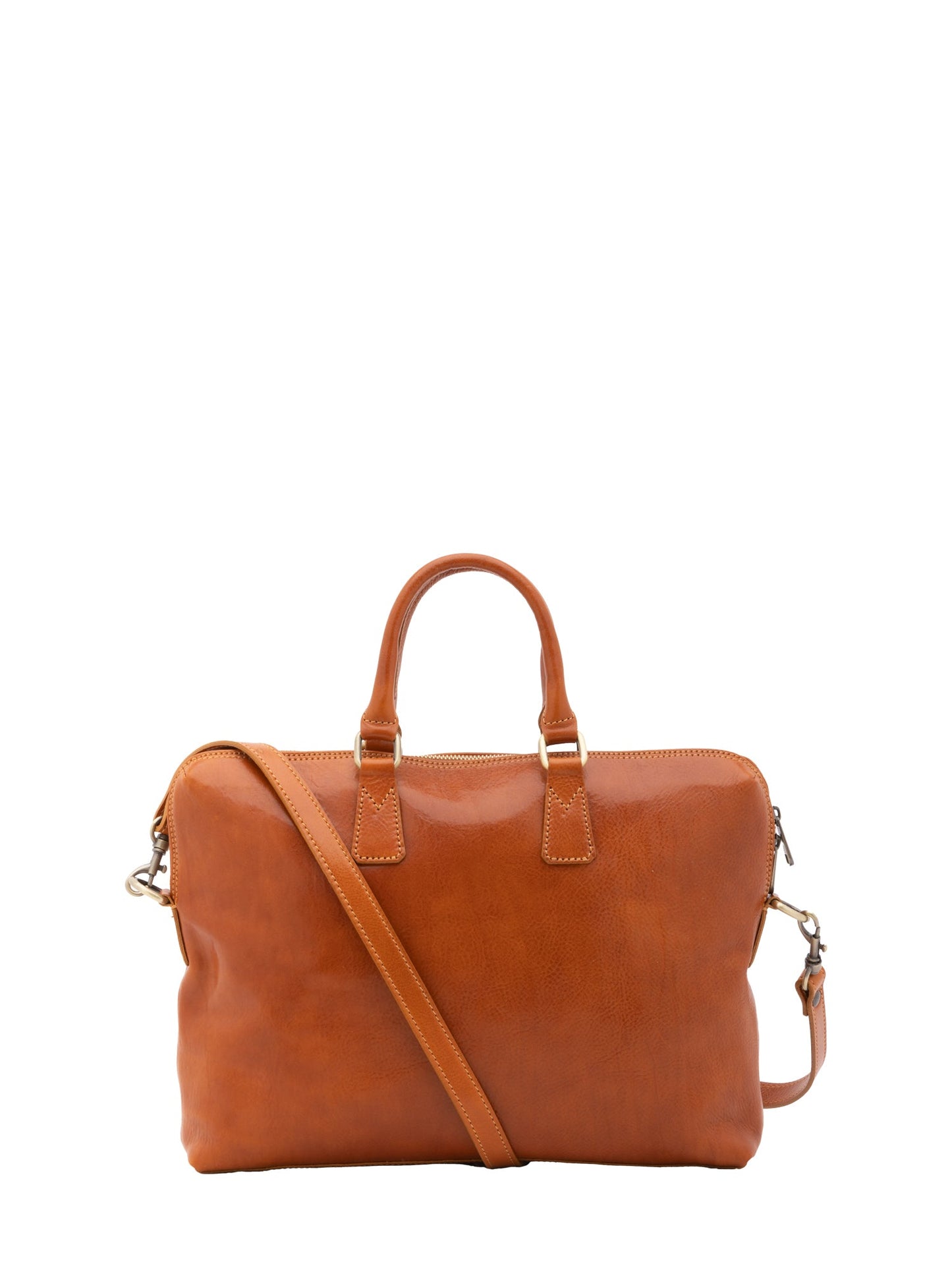 Borsa da lavoro da uomo In Vera pelle Made in Italy 37x27x6 cm-0