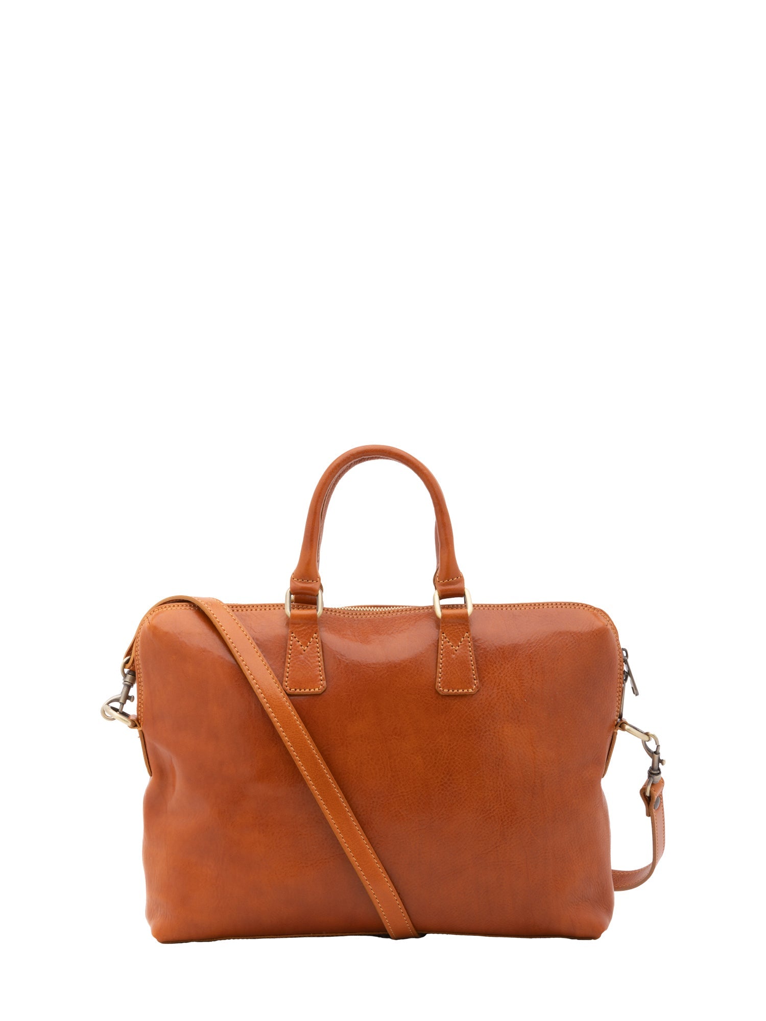 Borsa da lavoro da uomo In Vera pelle Made in Italy 37x27x6 cm-0