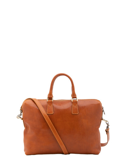 Borsa da lavoro da uomo In Vera pelle Made in Italy 37x27x6 cm-0