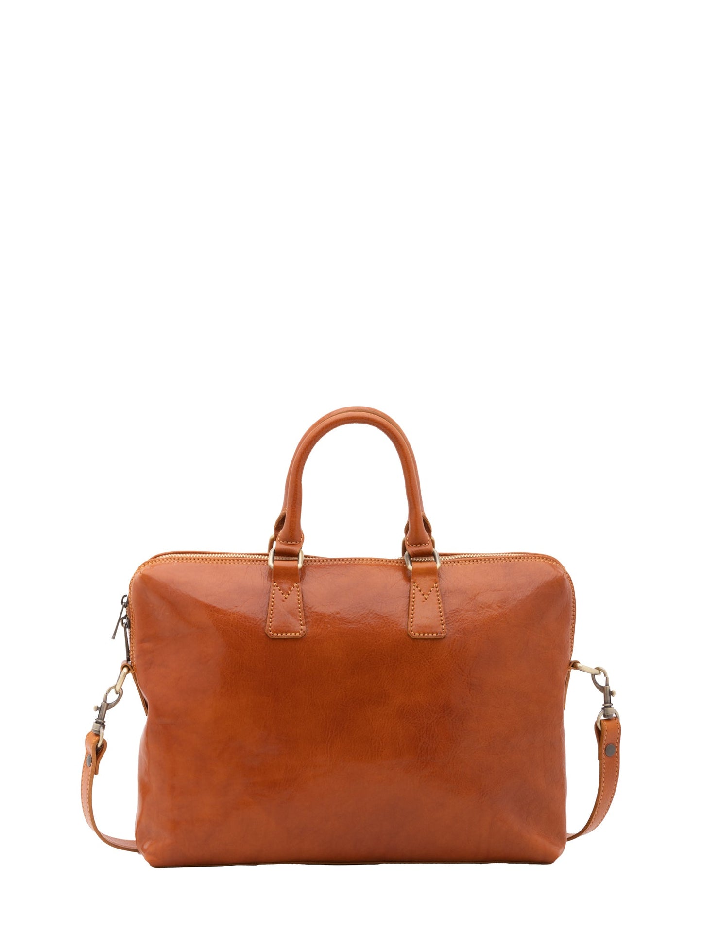 Borsa da lavoro da uomo In Vera pelle Made in Italy 37x27x6 cm-3