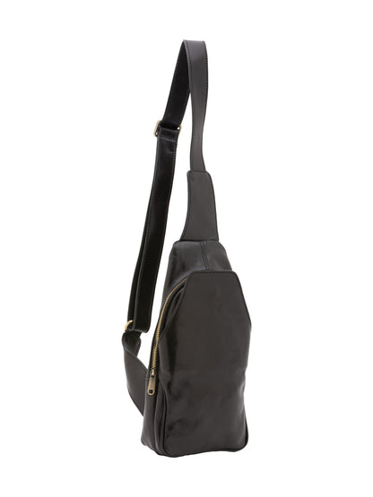 Marsupio da uomo In Vera pelle Made in Italy 33x17x7 cm-1