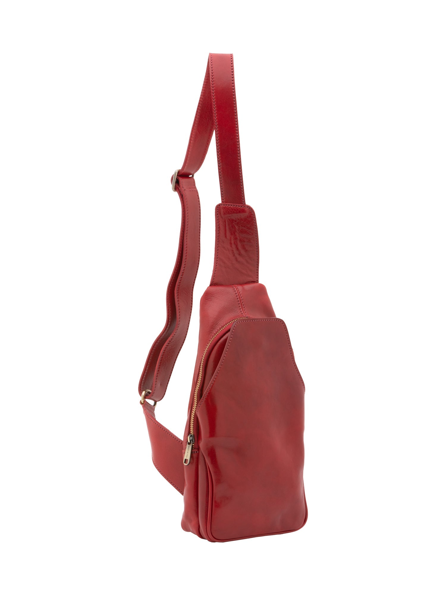Marsupio da uomo In Vera pelle Made in Italy 33x17x7 cm-1