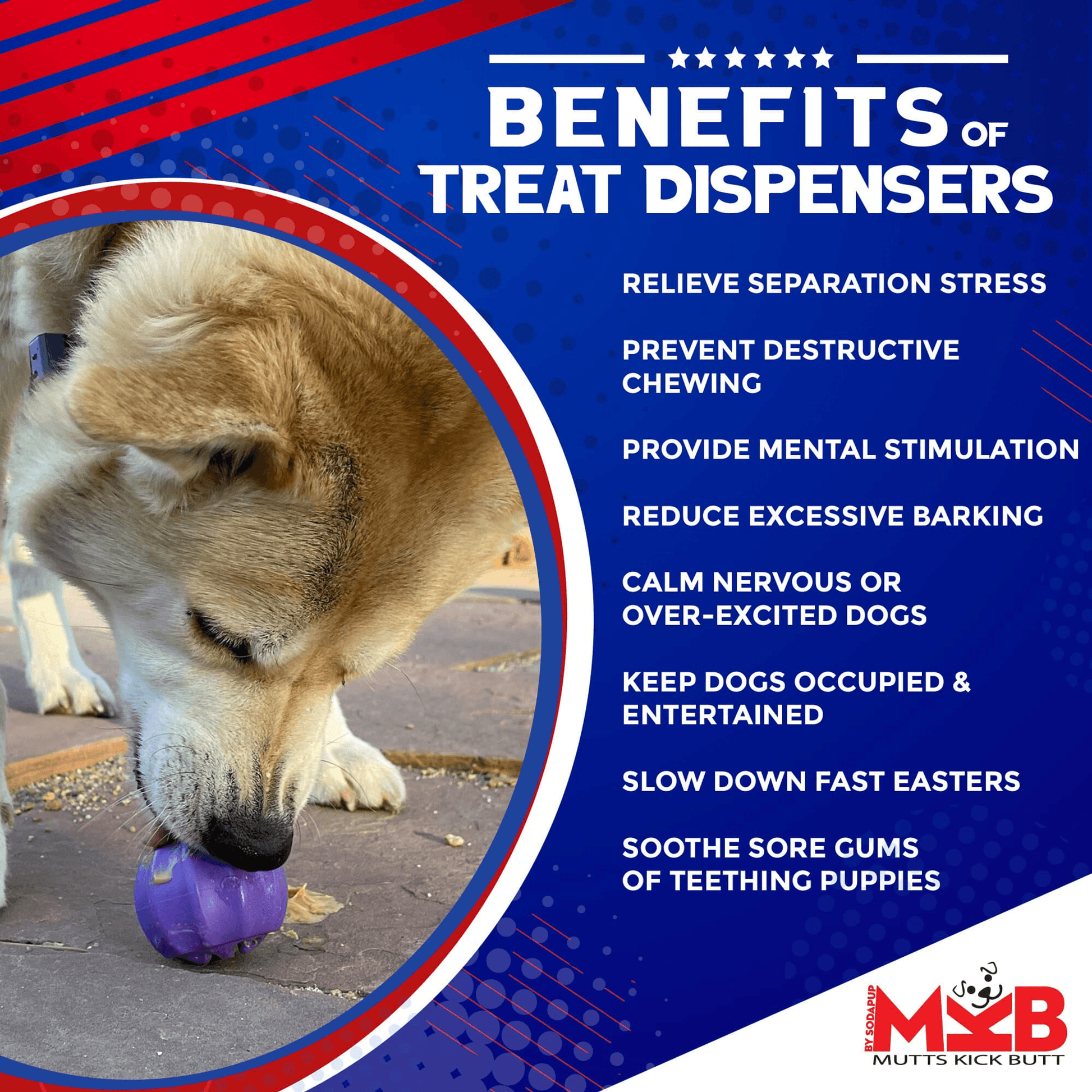 MKB Cross Bones Treat Pocket for Medium Power Chewers-4