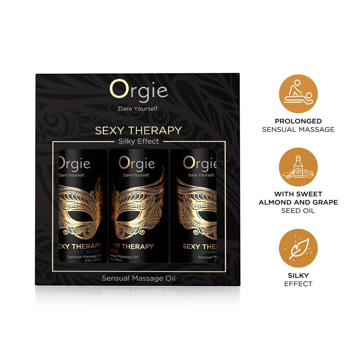 Erotic Massage Oil Orgie Sexy Therapy Mini 30 ml x 3-3