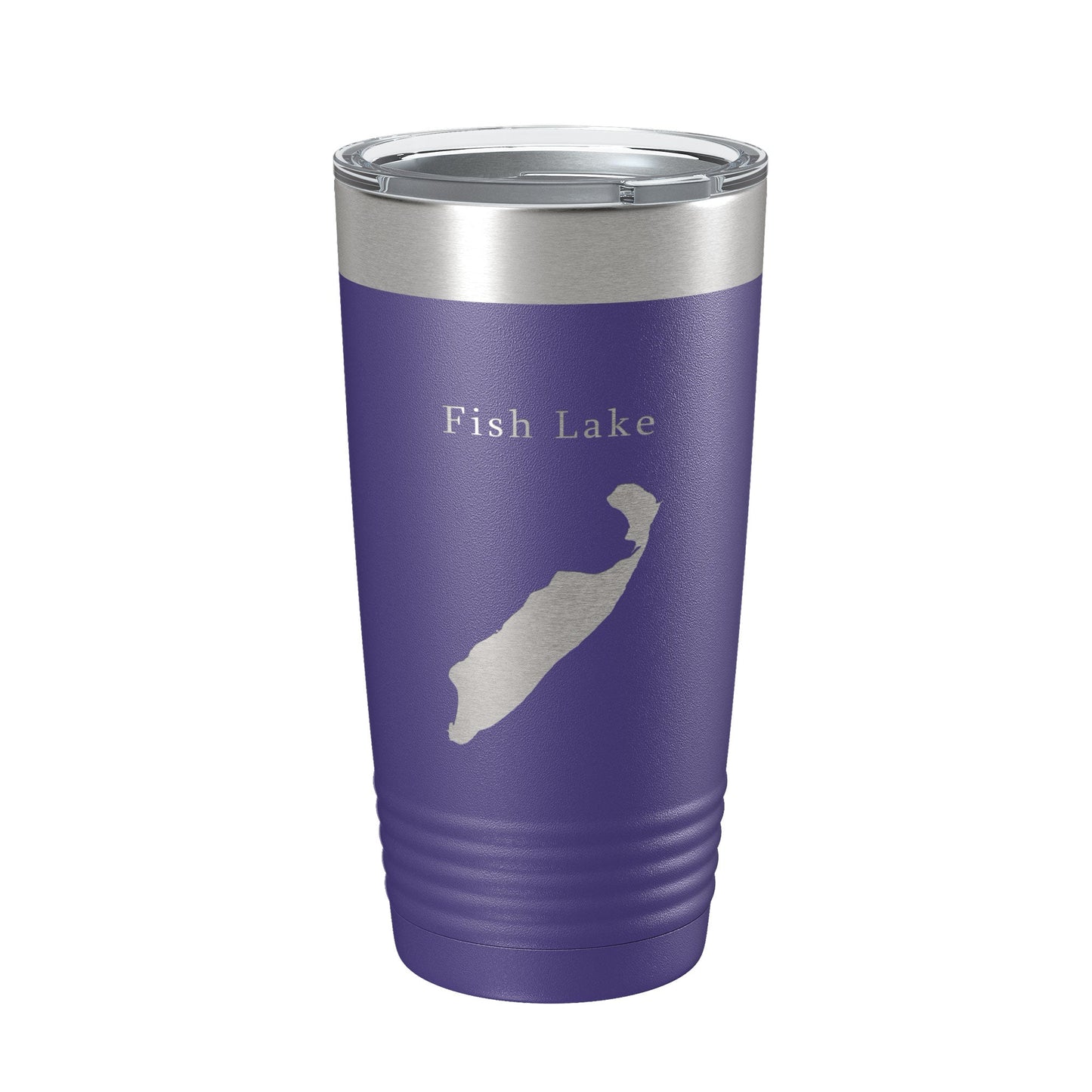 Fish Lake Map Tumbler Travel Mug Insulated Laser Engraved Coffee Cup Utah 20 oz-15