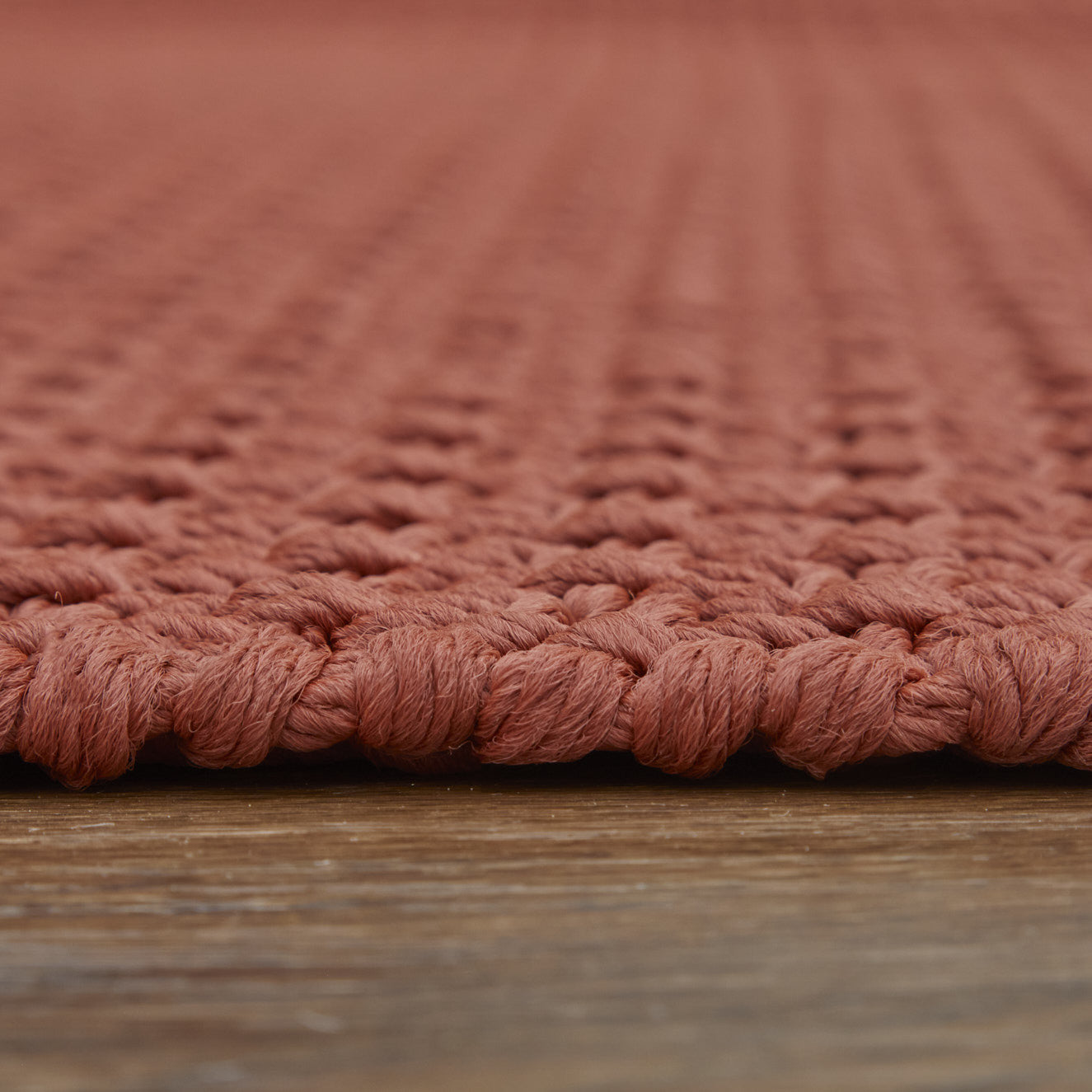 9' X 12' Red Hand Woven Area Rug-8