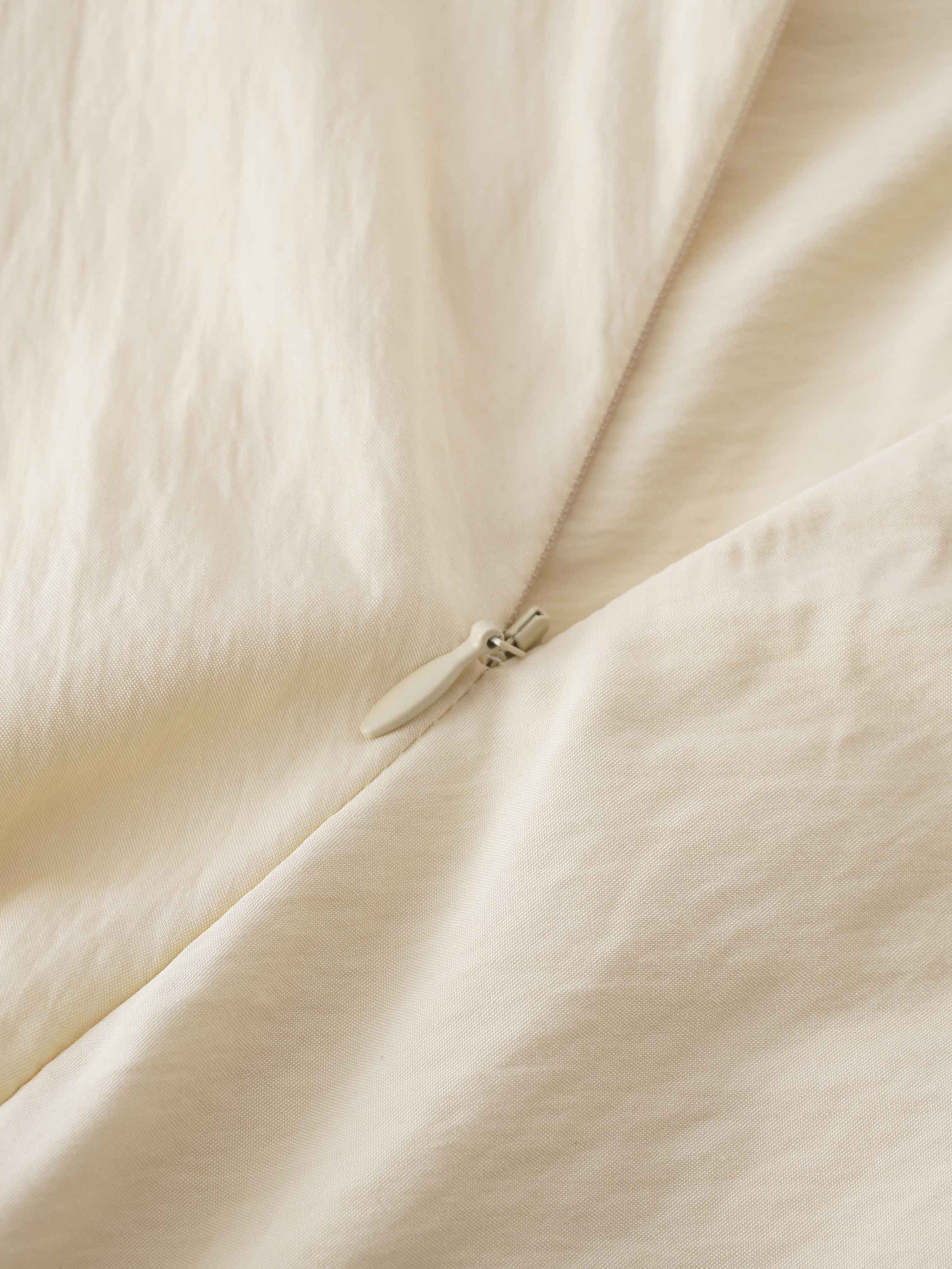 Crinkle Cotton Skirt 37"-Pale Yellow-4