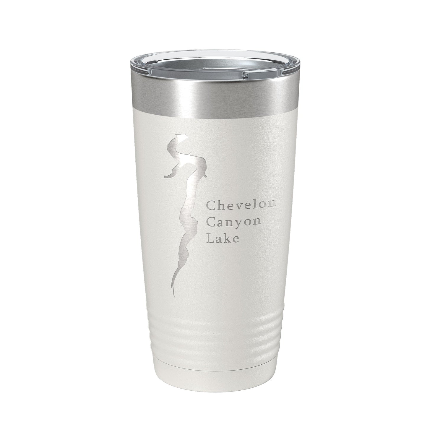 Chevelon Canyon Lake Map Tumbler Travel Mug Insulated Laser Engraved Coffee Cup Arizona 20 oz-1