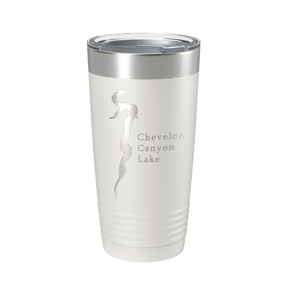 Chevelon Canyon Lake Map Tumbler Travel Mug Insulated Laser Engraved Coffee Cup Arizona 20 oz-7