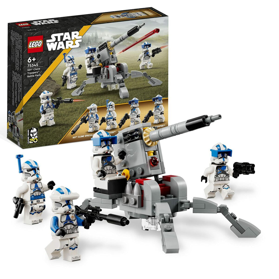 Construction set Lego Star Wars 75345 Fighting Pack of the Troopers Clone of the 501st Legion-8