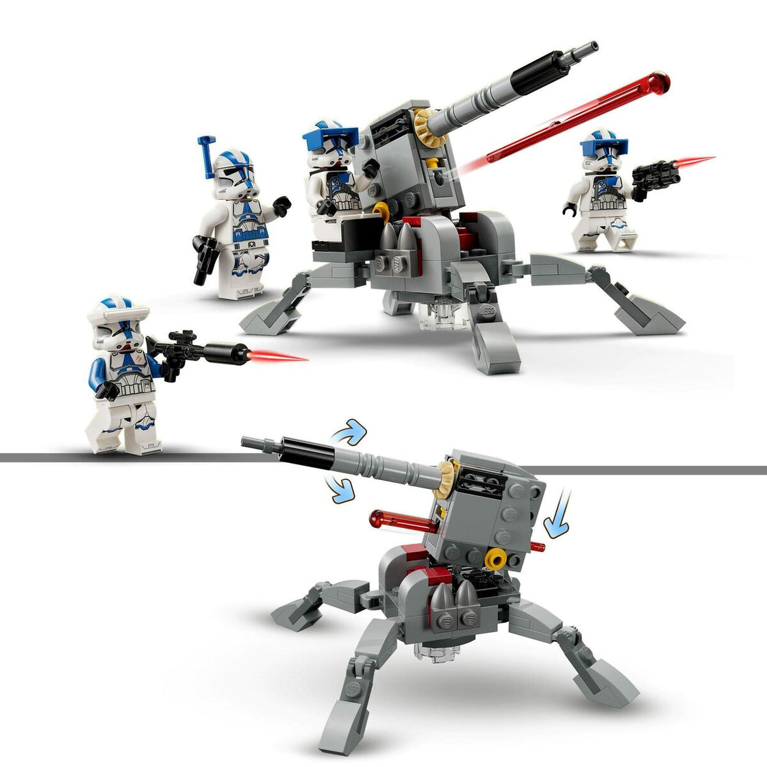 Construction set Lego Star Wars 75345 Fighting Pack of the Troopers Clone of the 501st Legion-6