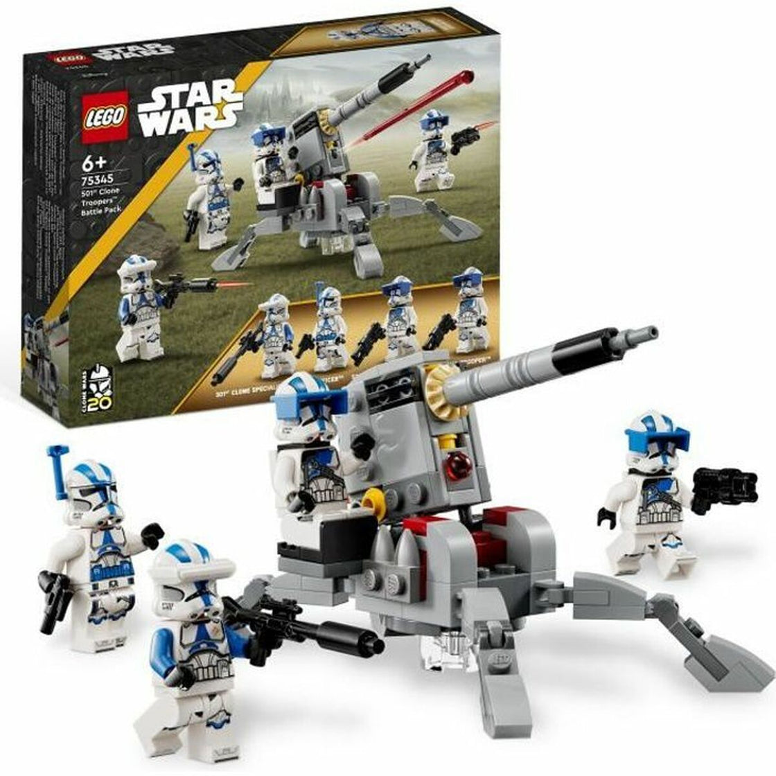Construction set Lego Star Wars 75345 Fighting Pack of the Troopers Clone of the 501st Legion-0