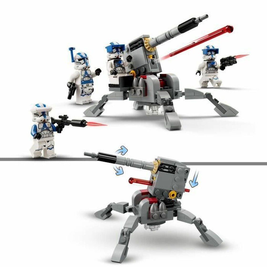 Construction set Lego Star Wars 75345 Fighting Pack of the Troopers Clone of the 501st Legion-12