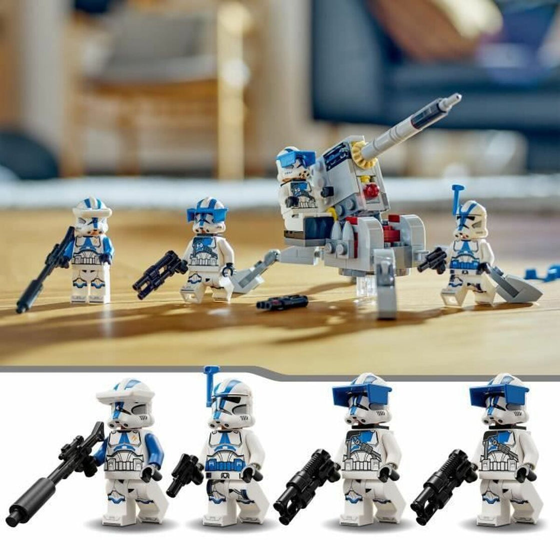 Construction set Lego Star Wars 75345 Fighting Pack of the Troopers Clone of the 501st Legion-11
