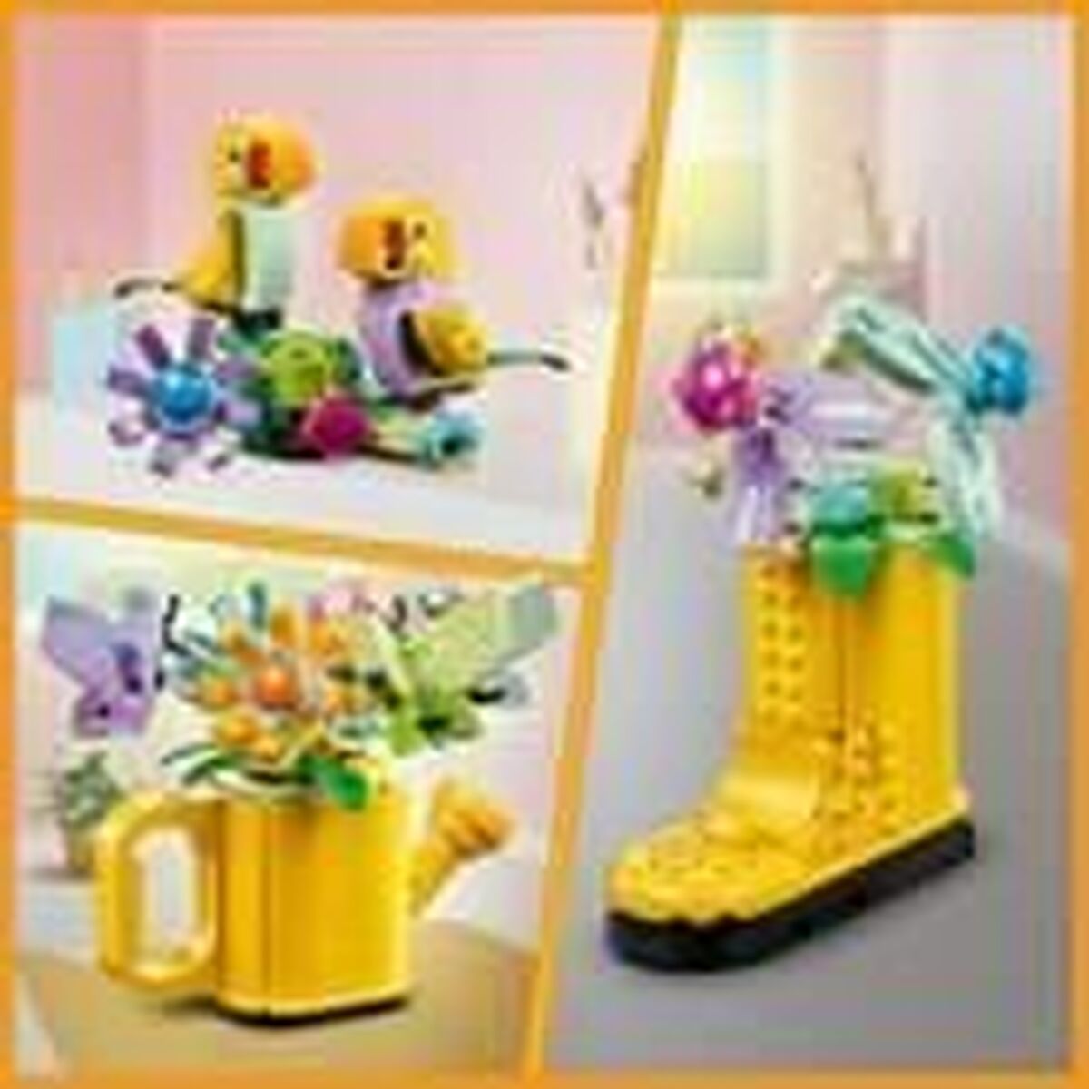 Construction set Lego 31149 Creator 3in1 Flowers in the Watering Can Multicolour-2