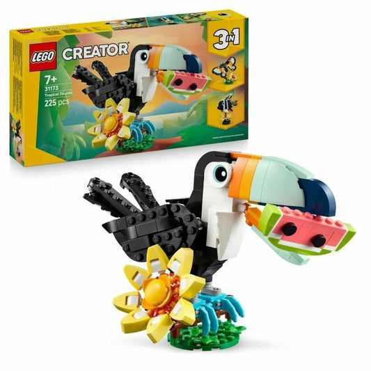 Construction set Lego 31173 Wild Animals : Tropical Toucan 225 Pieces-0