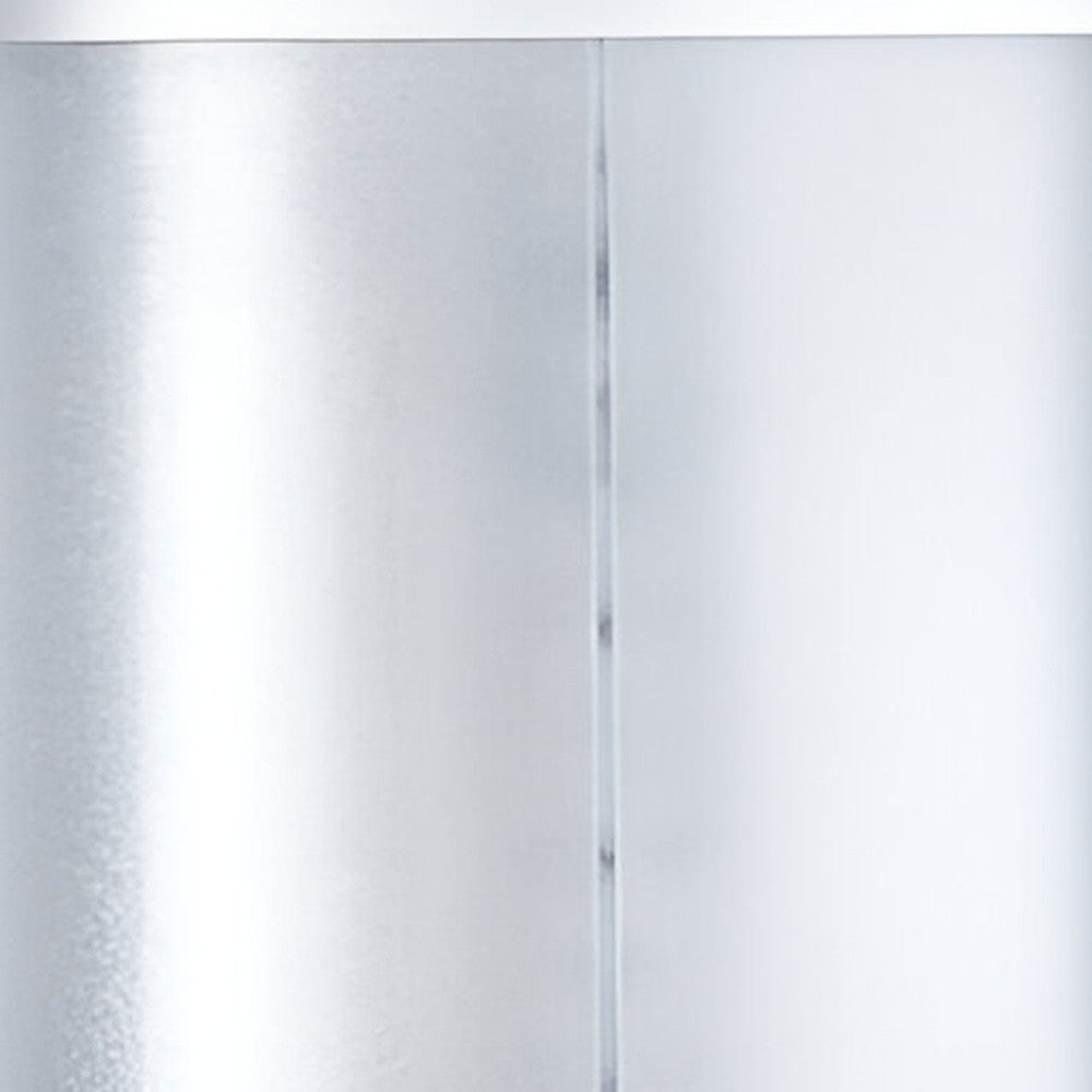 Gray Heavy Duty Plastic Two Chamber Wall Mount Soap Dispenser-2