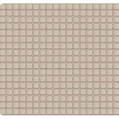 40" Beige Geometric Tiles Non Slip Bathtub Mat-2